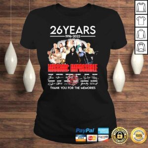 ClassicLadies 26 years 1996 2022 mission impossible thank you for the memories shirt