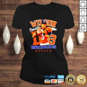 ClassicLadies 3 Russell Wilson Denver Broncos player shirt