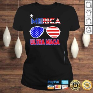 ClassicLadies 4th of july ultra maga American flag shirt