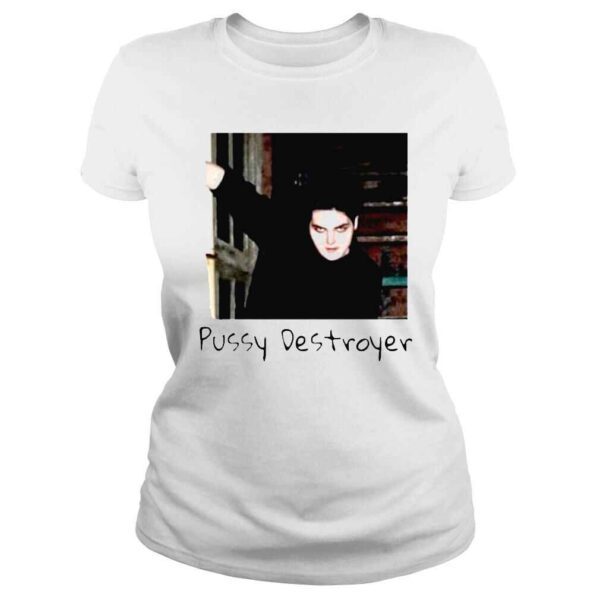 Abbey heroinesloow mcr pussy destroyer my chemical romance shirt - Image 3