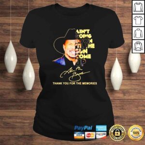 ClassicLadies Ain T Going Down Til The Sun Come Up Garth Brooks Signature shirt