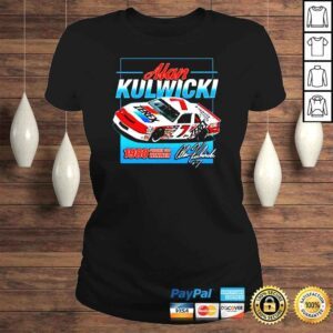 ClassicLadies Alan Kulwicki Nascar Champion Retro Style Shirt