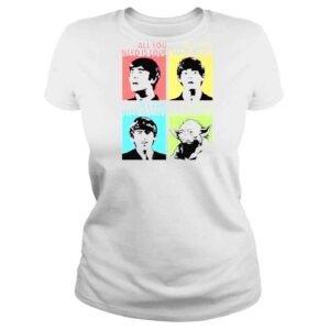 ClassicLadies All You Need Is Love Beatles Yoda Shirt