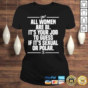 ClassicLadies All women are bI its your job to guess if its sexual or polar 2022 shirt