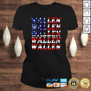 ClassicLadies American Flag Red White Blue Merch Outfit Cute Wallen shirt