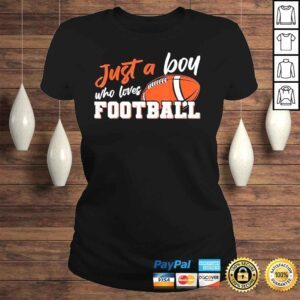 ClassicLadies American Football player just a boy who loves Football shirt