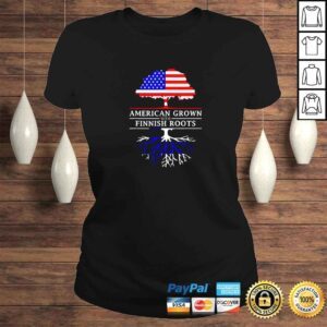 ClassicLadies American Grown With Finnish Roots TShirt