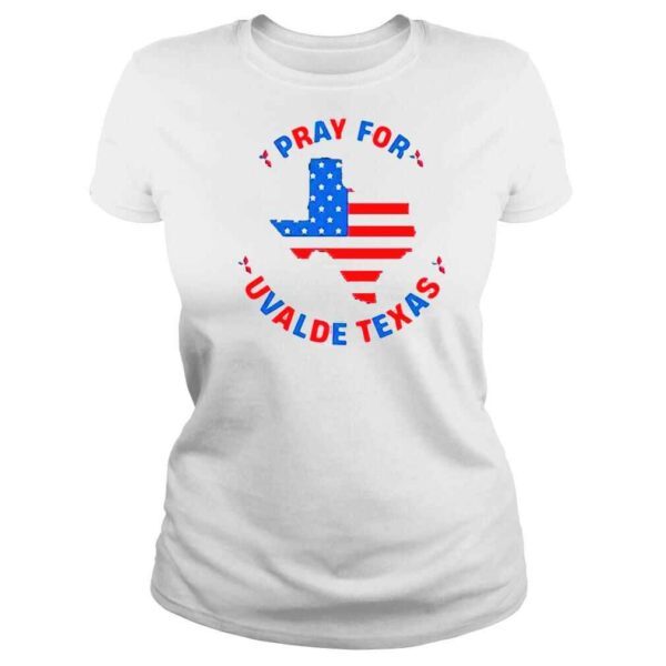 American flag pray for uvalde Texas shirt - Image 3