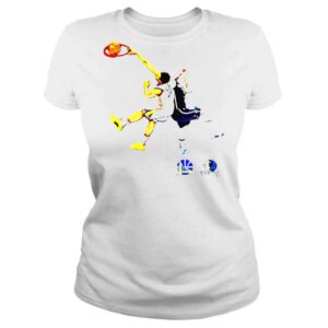 ClassicLadies Andrew Wiggins dunk on Luka Doncic Dallas Mavericks vs Golden State Warriors shirt