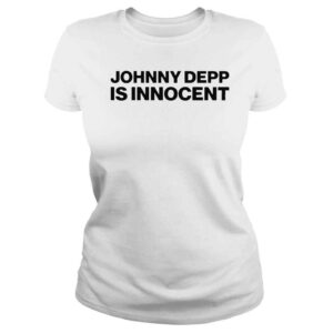 ClassicLadies Andy signore johnny depp is innocent shirt