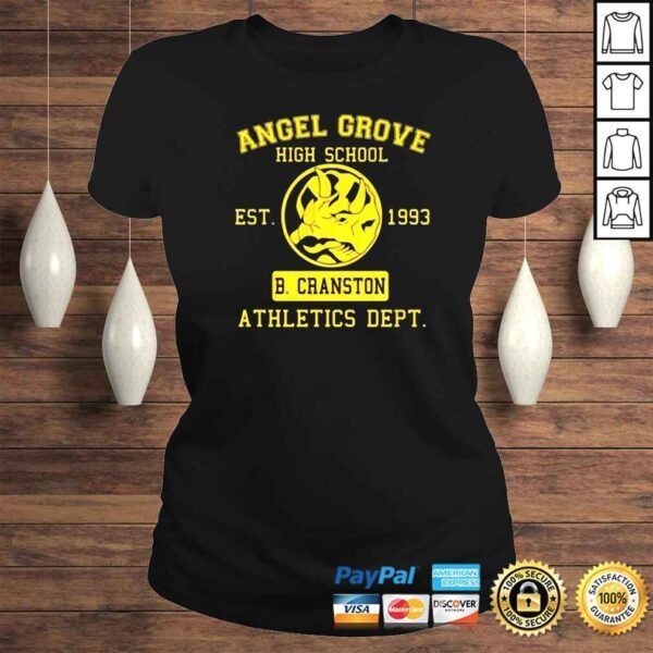 Angle Grove High School Est 1993 BCranston Athletics Dept Shirt - Image 3