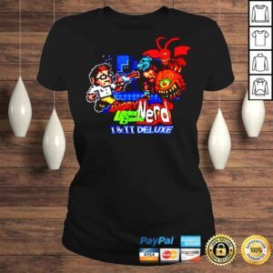 ClassicLadies Angry Video Game Nerd 1 And 2 Deluxe TShirt