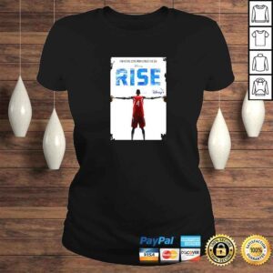 ClassicLadies Antetokounmpo A King Will Come From Across The Sea RISE Poster TShirt