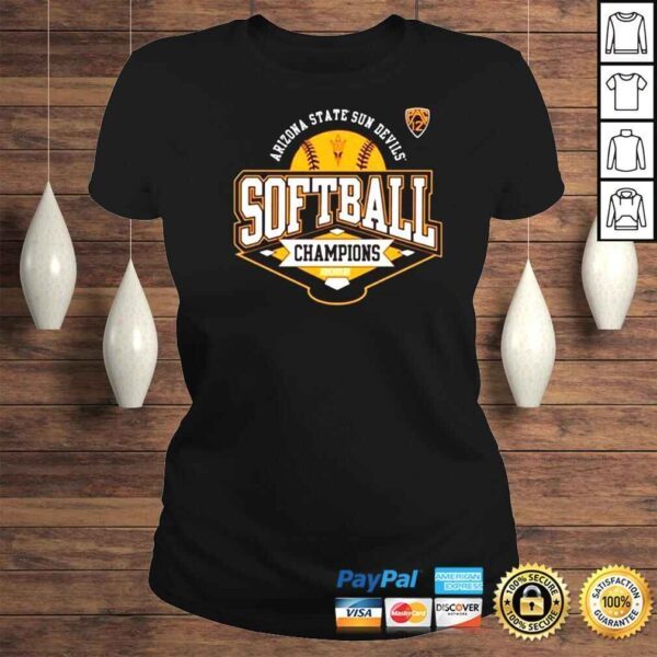 Arizona State Sun Devils Fanatics 2022 PAC12 Softball Regular Season Champions shirt - Image 3