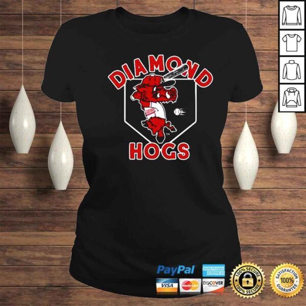 Arkansas Razorback Diamond Hogs shirt - Image 3