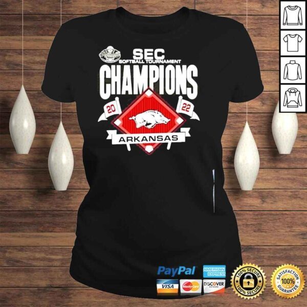 Arkansas Razorbacks Sec Champions 2022 Shirt - Image 3