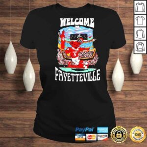 ClassicLadies Arkansas Razorbacks Welcome To Fayetteville shirt