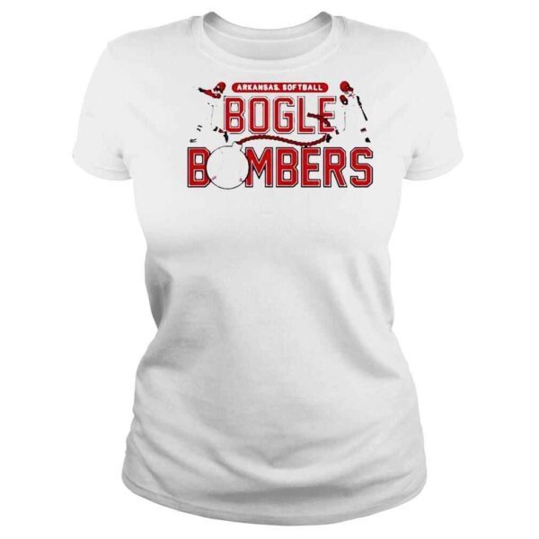 Arkansas Softball Danielle Gibson And Linnie Malkin Bogle Bombers TShirt - Image 3