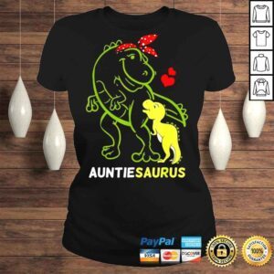 ClassicLadies Auntiesaurus Auntie Tyrannosaurus Dinosaur BabyShirt Shirt