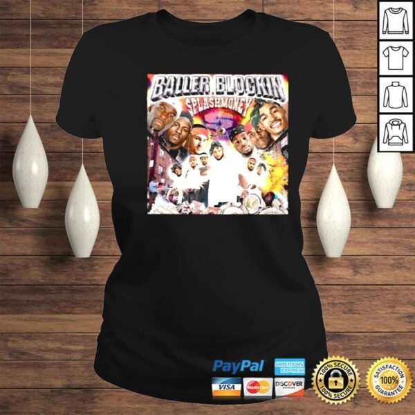 Baller Blockin Splash Money Golden State Warriors Shirt - Image 3