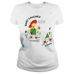 ClassicLadies Bart Sanchez Cancun Mexico cartoon shirt