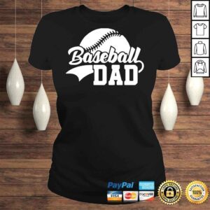 ClassicLadies Baseball dad baseball fan shirt