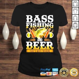 ClassicLadies Bass fishing and beer shirt