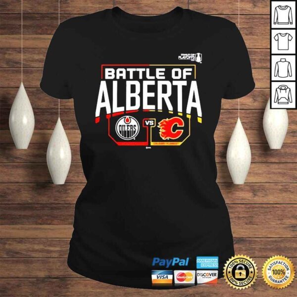 Battle Of Alberta Edmonton Oilers vs Calgary Flames Shirt - Image 3