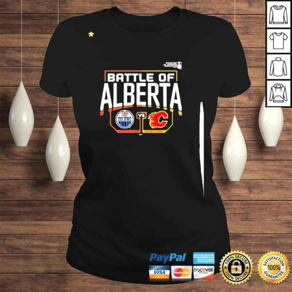 Battle of Alberta Stanley Cup Playoffs 2022 shirt - Image 3