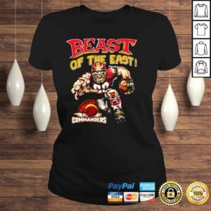 ClassicLadies Beast of the east Washington Commanders shirt