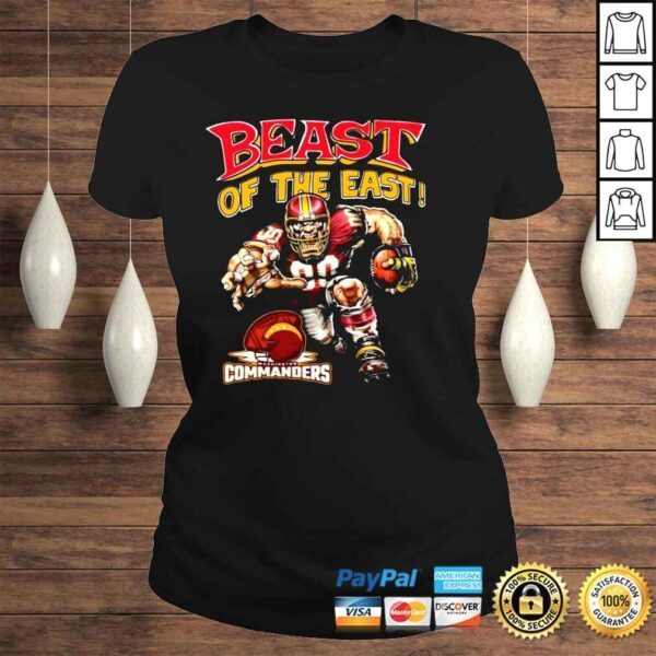 Beast of the east Washington Commanders shirt - Image 3