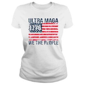 ClassicLadies Betsy ross American flag 1776 we the people ultra maga shirt