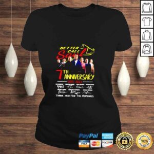 ClassicLadies Better Call Saul 7th Anniversary 2015 2022 signatures shirt