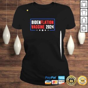 ClassicLadies Bidenflation Vaccine 2024 Anti Joe Biden Voting Shirt