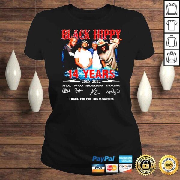 Black Hippy 14 years 2008 2022 shirt - Image 3