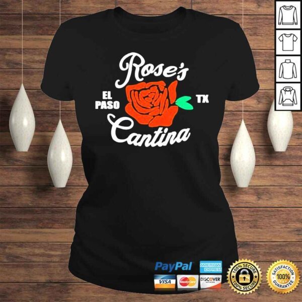 Blackthroated Mercantile Merch Roses El Paso Cantina Shirt - Image 3