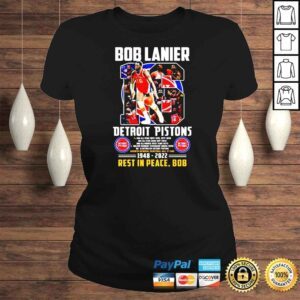 ClassicLadies Bob Lanier Detroit Pistons 1948 2022 rest in peace Bob shirt