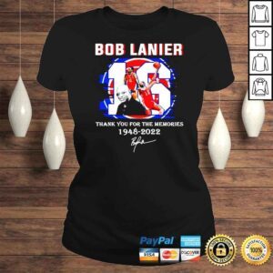 ClassicLadies Bob Lanier thank you for the memories 1948 2022 signature shirt