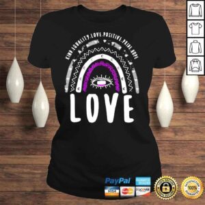 ClassicLadies Boho rainbow love ace pride shirt