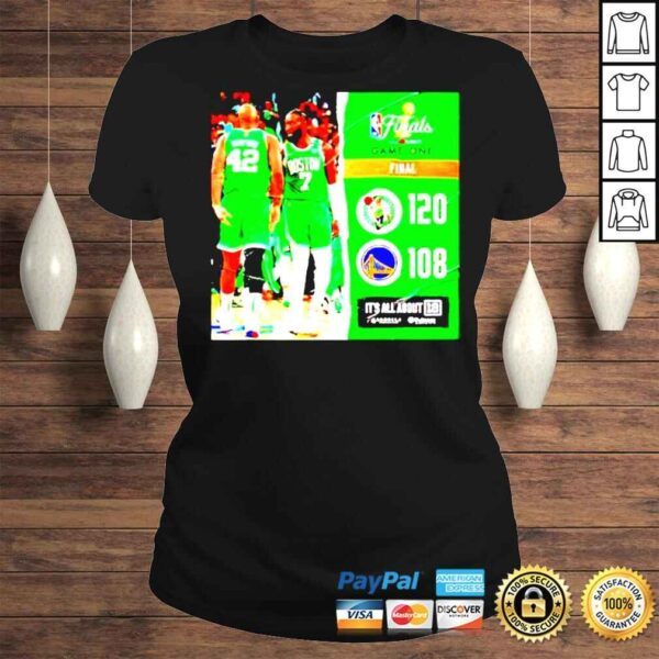 Boston Celtics Take Game 1 Vs Warriors TShirt - Image 3