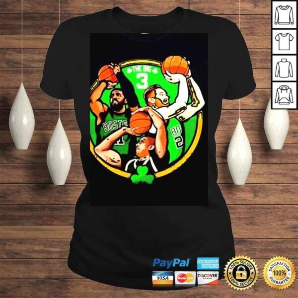 Boston big three the celtics Tshirt - Image 3