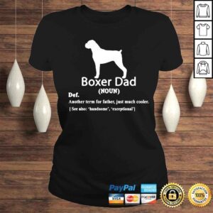 ClassicLadies Boxer Dad Definition For Father Or Dad shirt