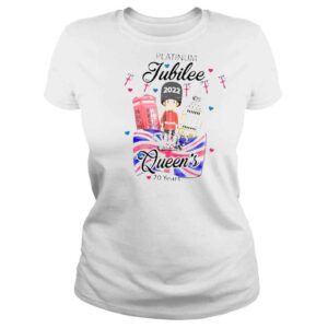 ClassicLadies British queen platinum jubilee 70 years platinum jubilee 2022 shirt