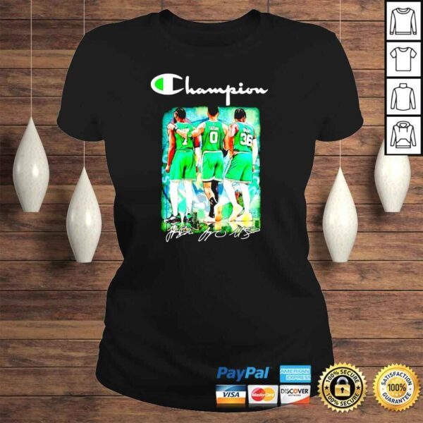 Brown Tatum Smart Boston Celtics Champions 2022 signatures shirt - Image 3