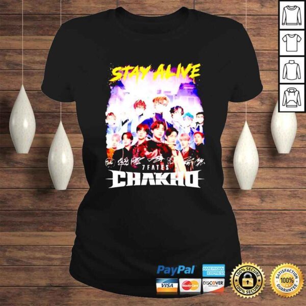 Bts Stay Alive 7Fates Chakho Signatures shirt - Image 3