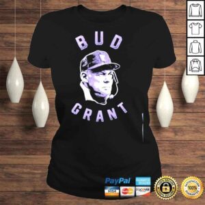 ClassicLadies Bud grant vikings hall of fame shirt