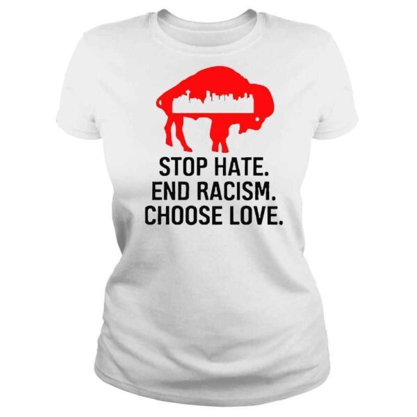 Buffalo Bills Choose Love Shirt Stop Hate End Racism Choose Love shirt - Image 3