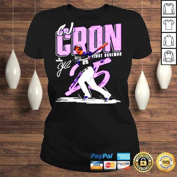 CJ Cron Colorado Chisel Baseball Signatures Shirt - Image 3