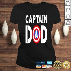 ClassicLadies Captain Dad Superhero Men Fathers Day shirt