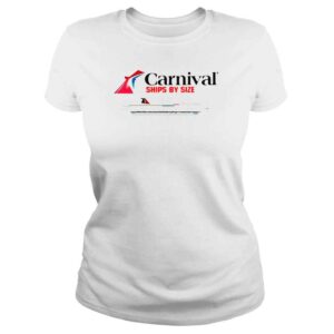 ClassicLadies Carnival Cruise Top Ships By Size Shirt